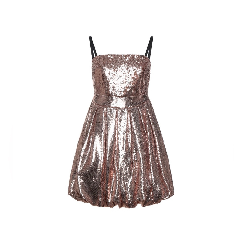 Babylon Copper Sequin Dress US 6